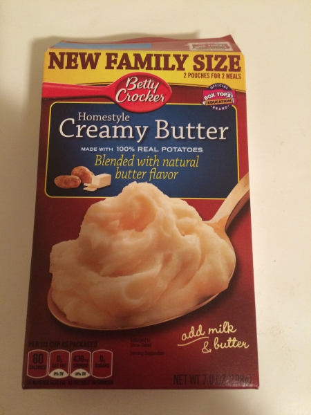 Betty Crocker Creamy Mashed Potatoes Box Mix Review