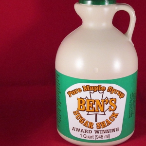 Ben's Pure Maple Syrup in Plastic Jugs - Bens Sugar Shack Pint / Grade A Dark Robust