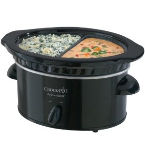 Crock-Pot Double Dipper Slow Cooker, Stainless Steel