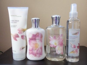 Sheer freesia best sale body spray