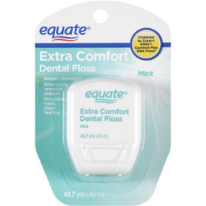 Equate: Mint Waxed Dental Floss Extra Comfort review