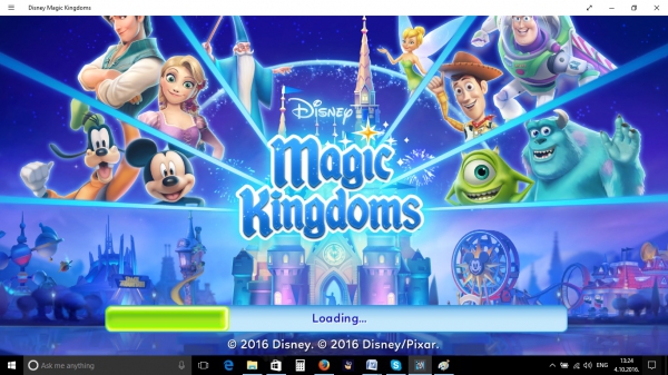 trying to watch ads in disney magic kingdom crashes the game