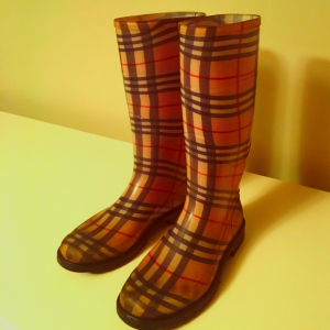 burberry haymarket boots