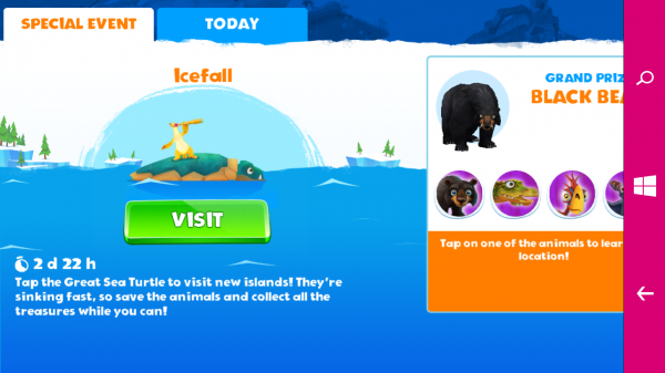 how to reset ice age adventures game