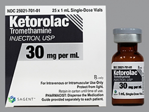 allergic reaction to ketorolac injection
