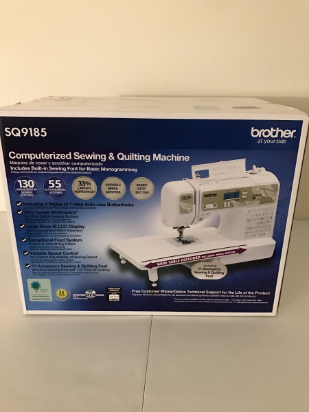 Brother SQ9185 Computerized Sewing and Quilting Machine review