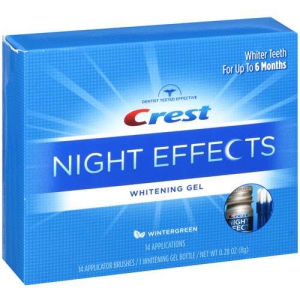 crest night effects whitening gel directions